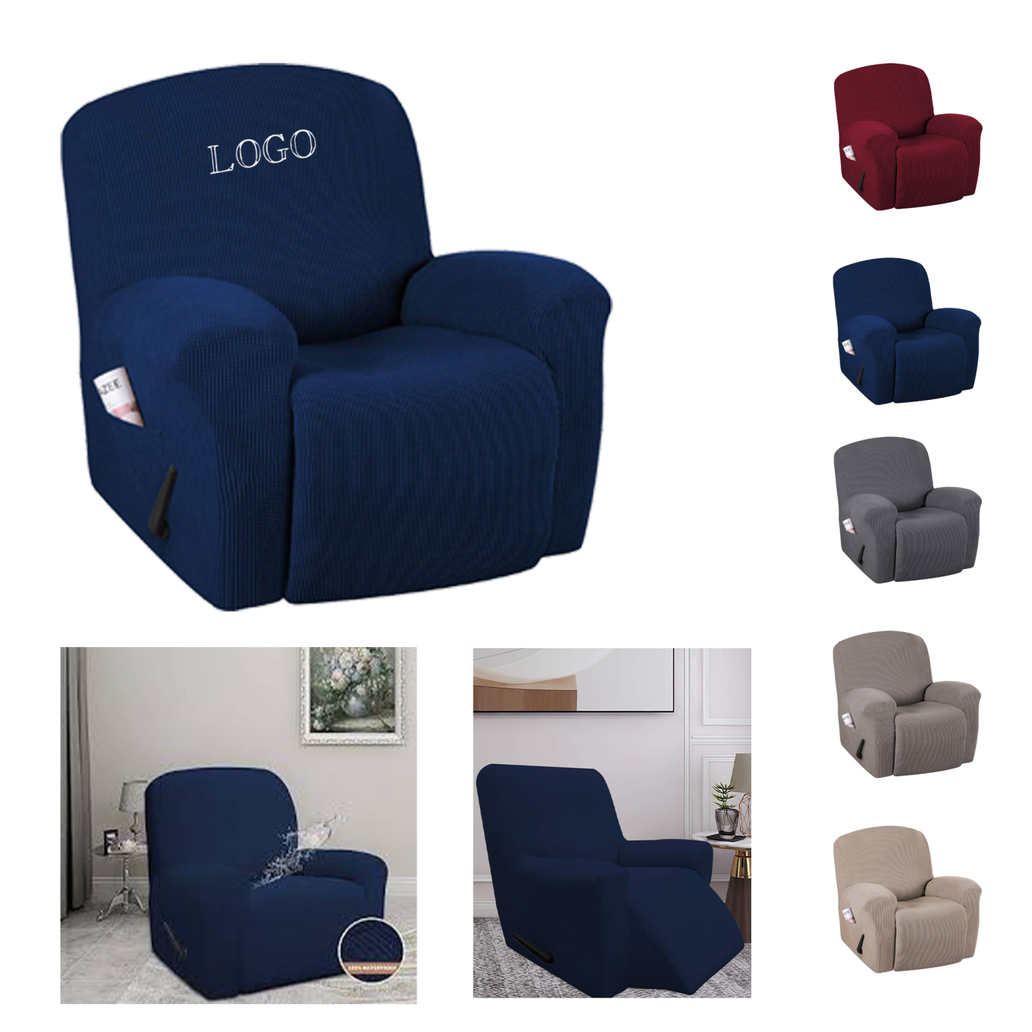 Reclining chair sofa cover 