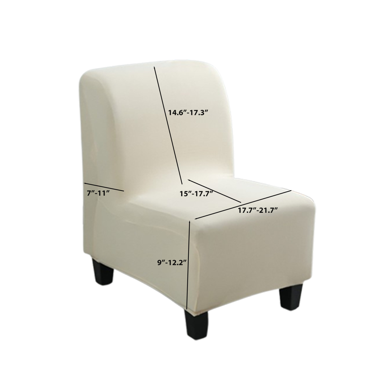 Compact armchair cover
