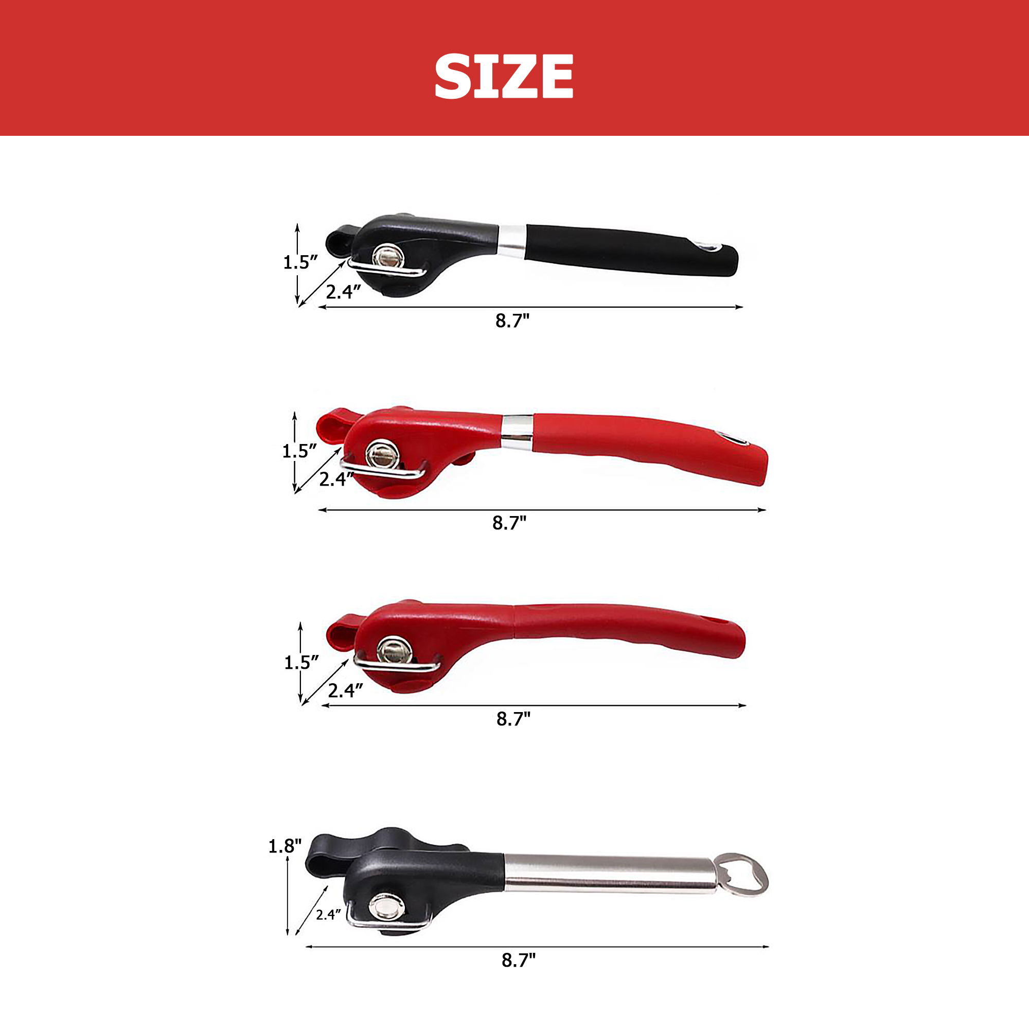 Manual Kitchen Bottle and Can Opener 