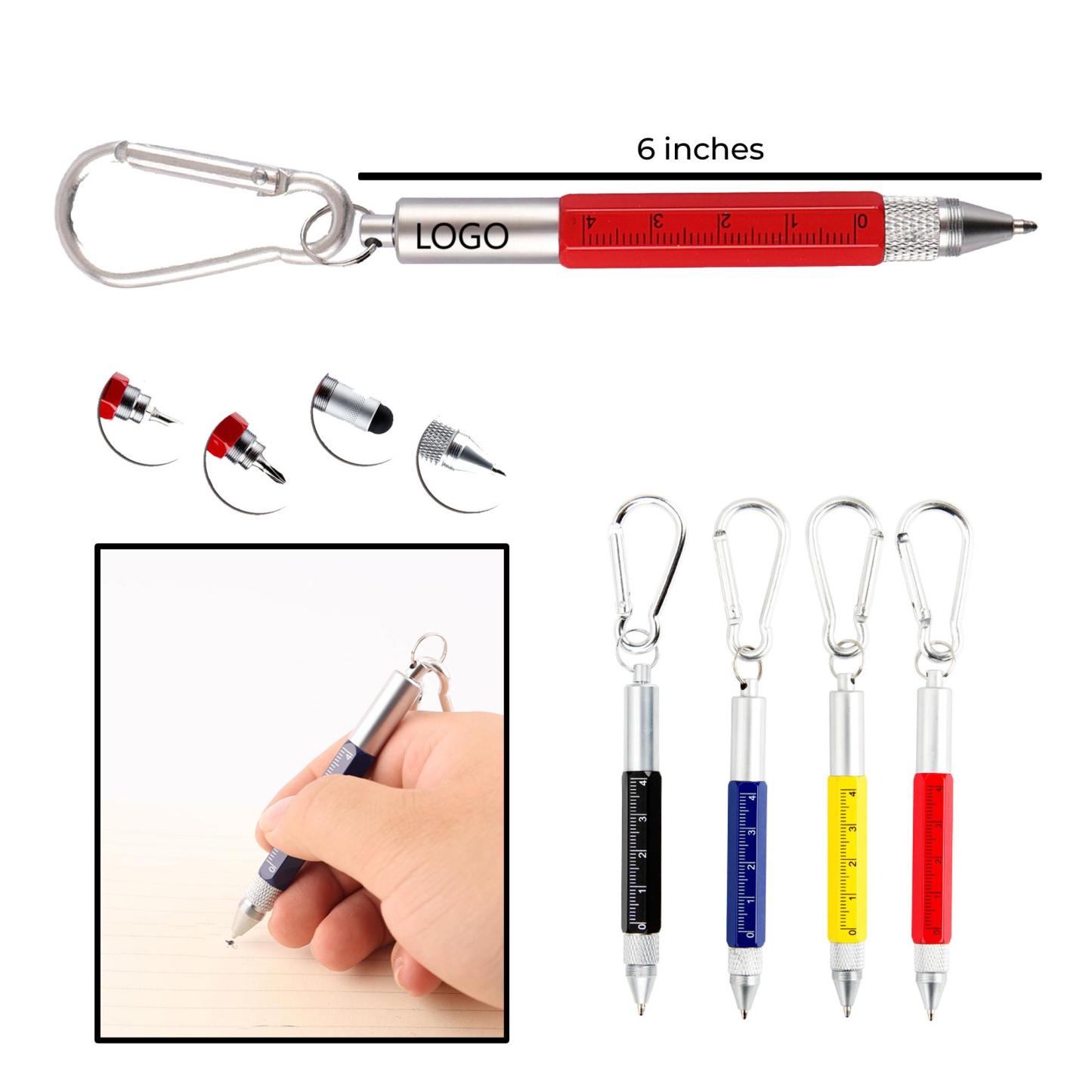 The 6-in-1 Multitool Tech Tool Pen combines six functions