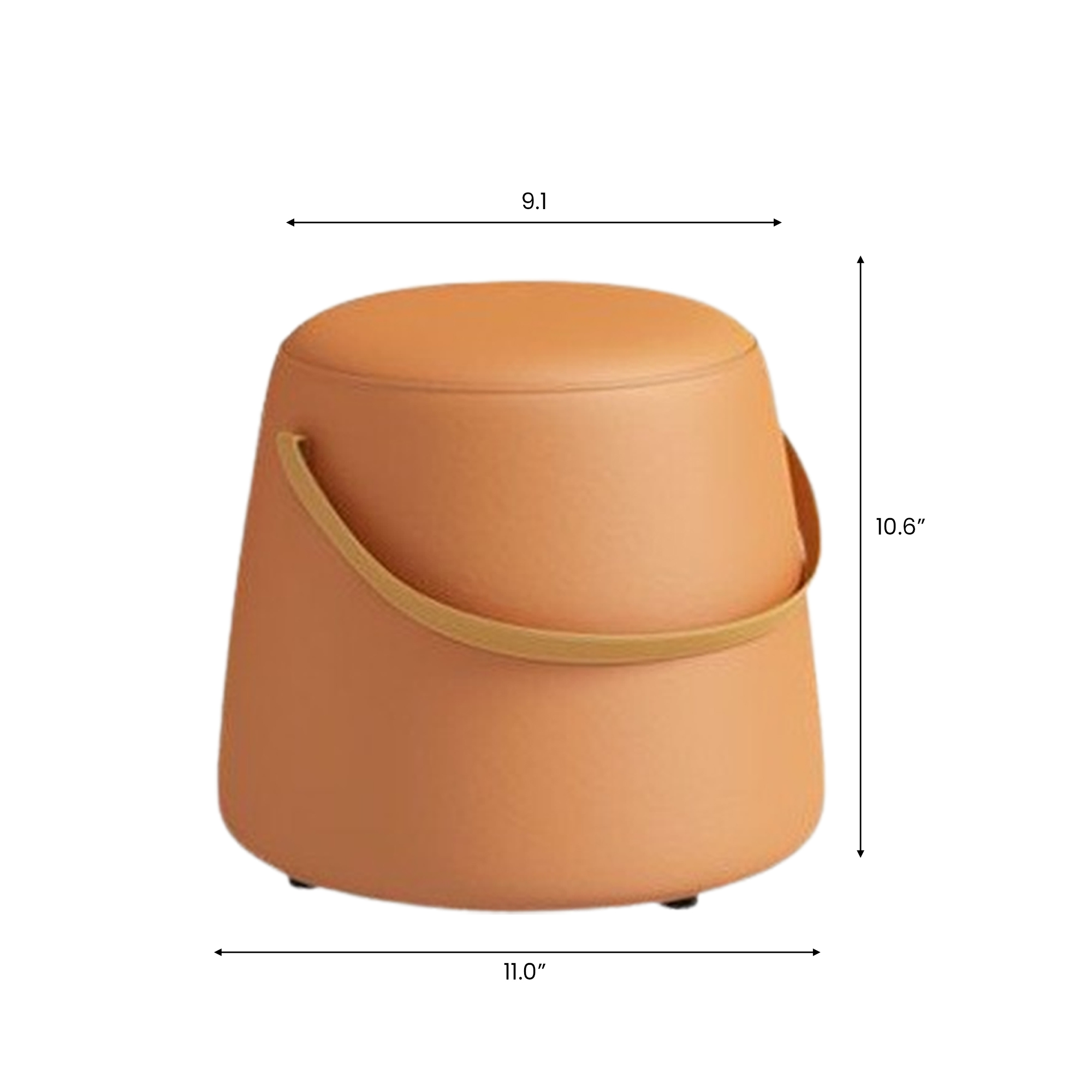 Houndstooth Portable Living Room Stool