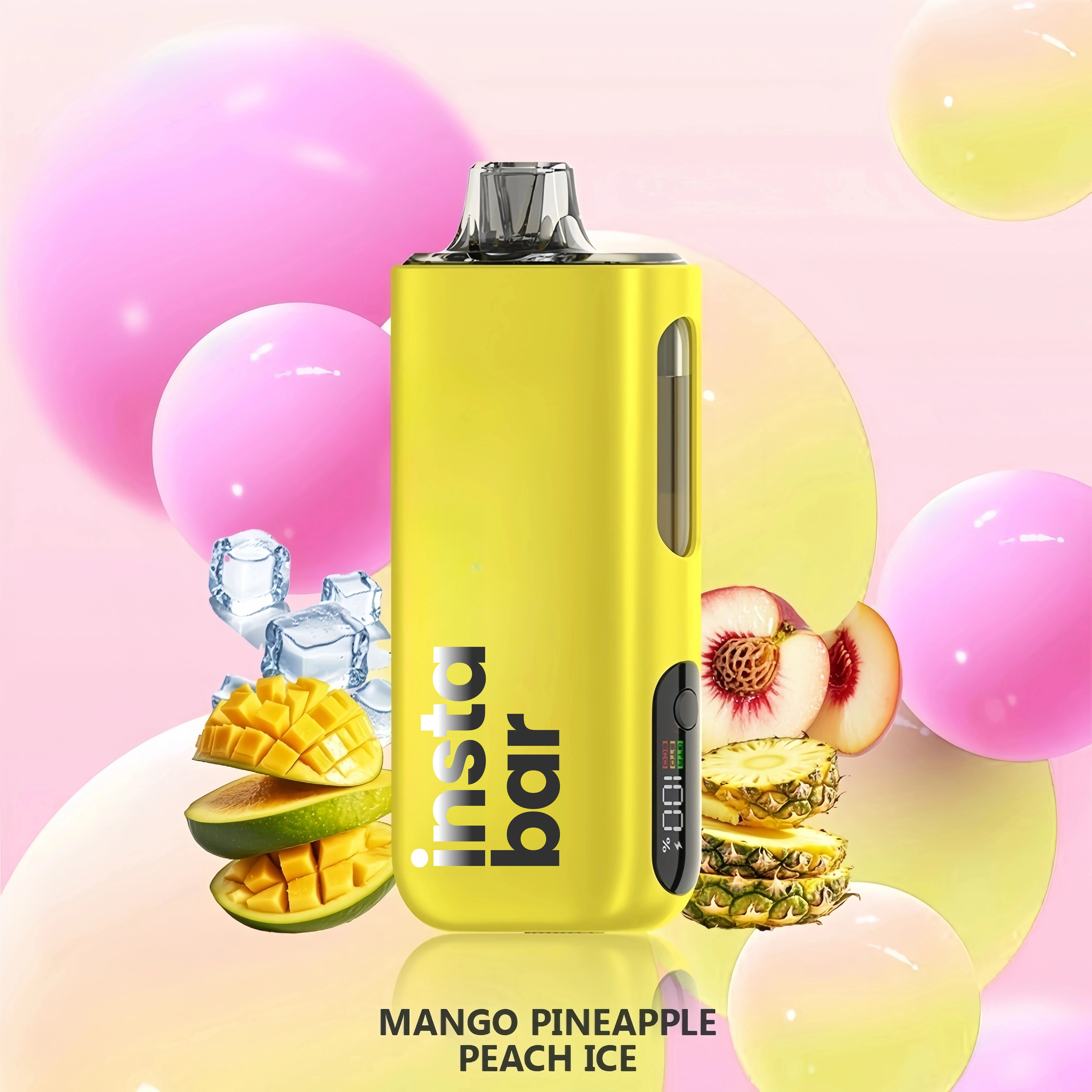 Instabar 40000 slukk – Mangó, ananász, őszibarack jég