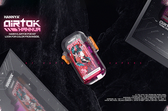 🔥 HANNYA AirTok – Erőteljes ízek, stílusos megjelenés minden slukkban!