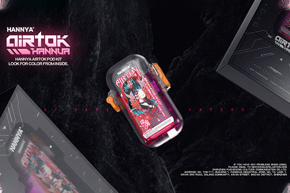 🔥 HANNYA AirTok – Erőteljes ízek, stílusos megjelenés minden slukkban!