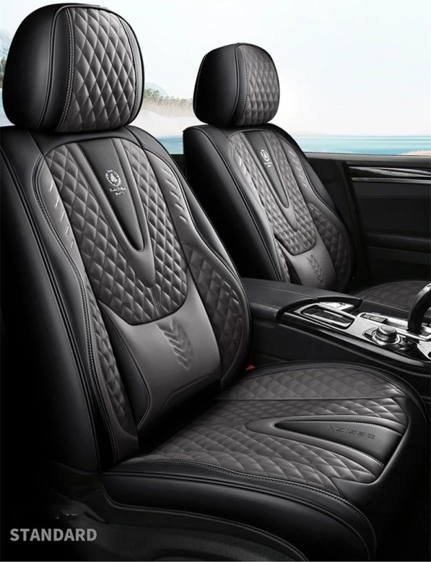 🚗Universal Car Seat Covers pentru 95% Sedan SUV Durabil din piele artificială perna scaunului include față și spate Cover Multi Culori