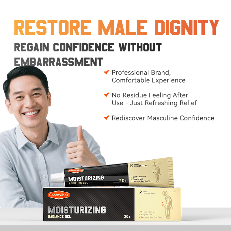 GreenVibes 1 Moisturizing massage gel, made with naturalingredients, gentle and non-irritating