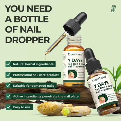 Kreain Nature™Tea Tree & Ginger Nail Treatment