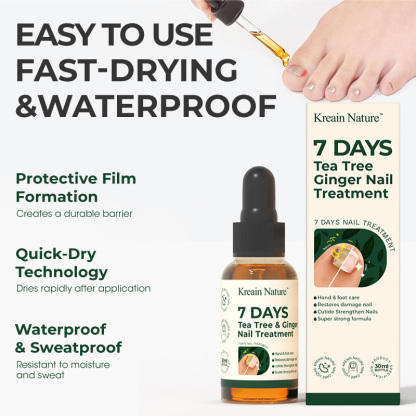 Kreain Nature™Tea Tree & Ginger Nail Treatment