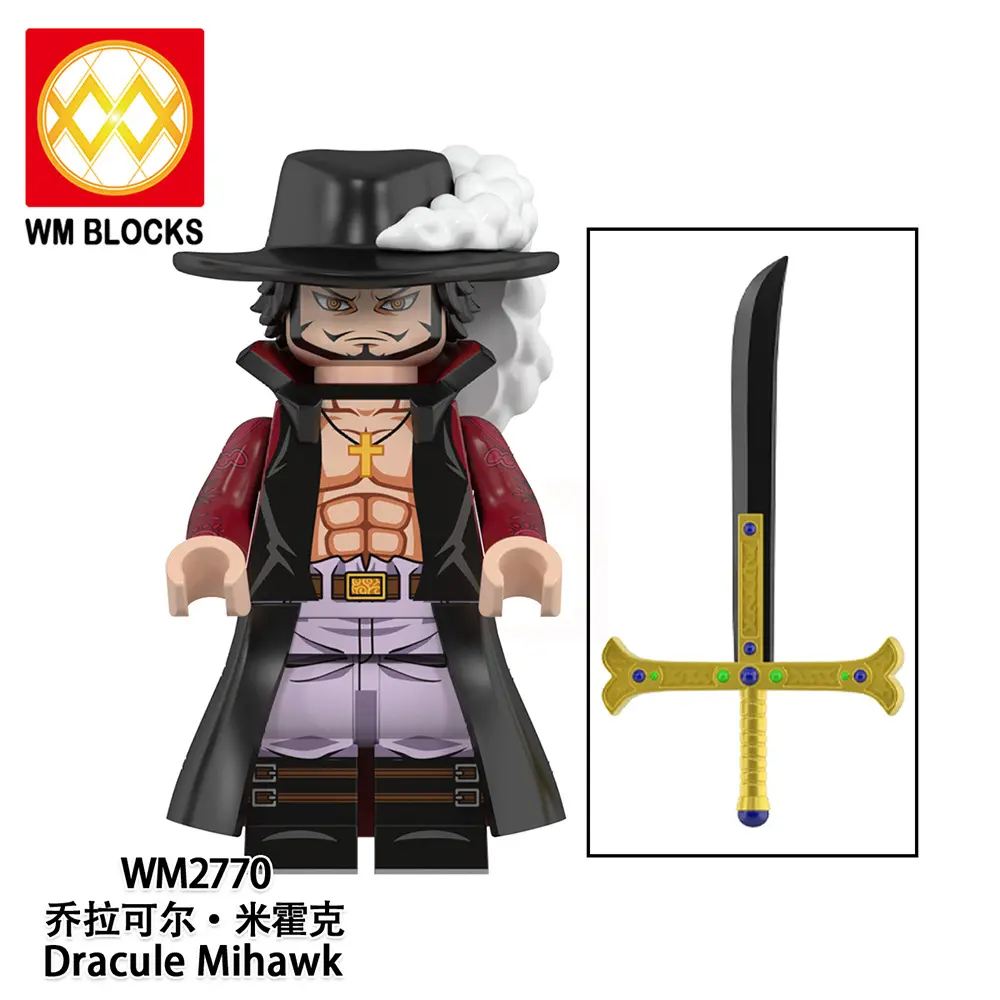 Dracule Mihawk World Minifigures WM2770 Minifigures-Minifigtoys.com