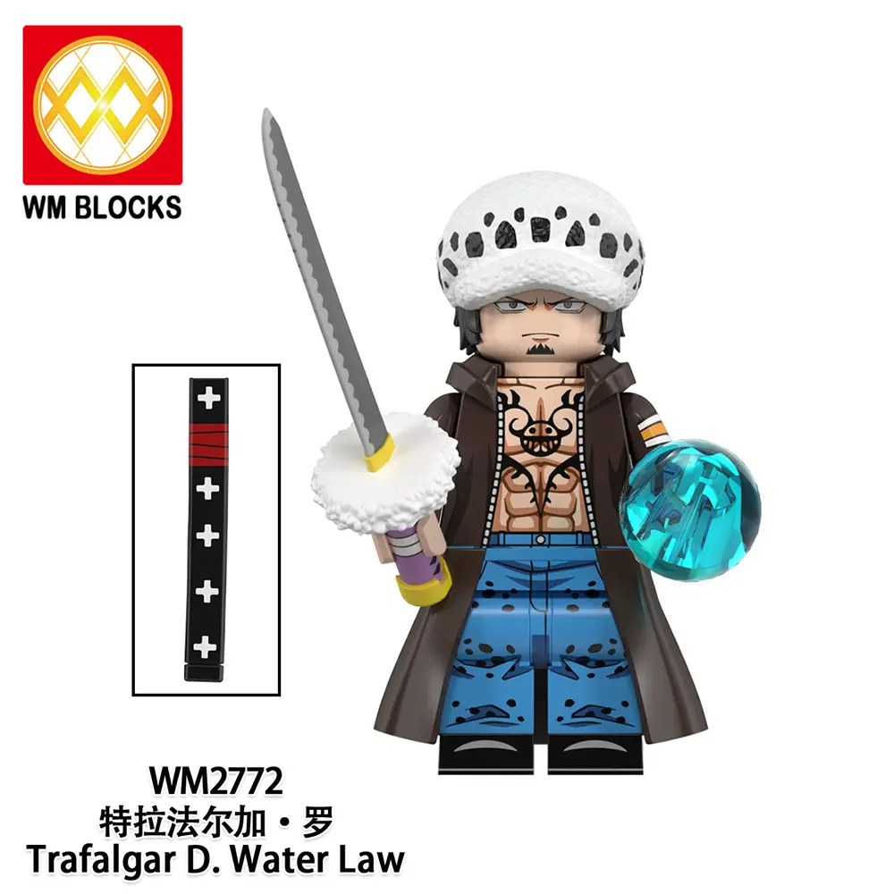 Trafalgar D. Water Law World Minifigures WM2772 Minifigures-Minifigtoys.com