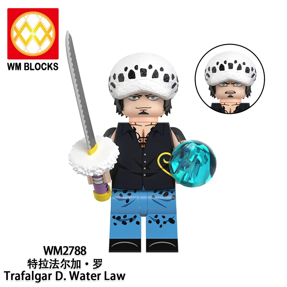 Trafalgar D. Water Law World Minifigures WM2788 Minifigures-Minifigtoys.com