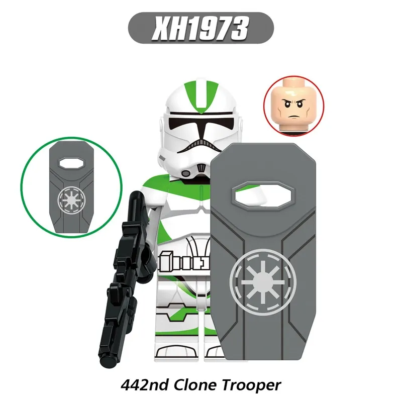 442nd Siege Battalion Clone Trooper minifigures XH1973 Star Wars figure