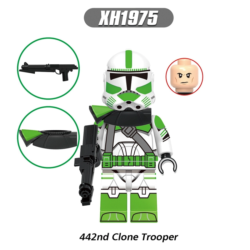 442nd Siege Battalion Clone Trooper minifigures XH1975 Star Wars figure