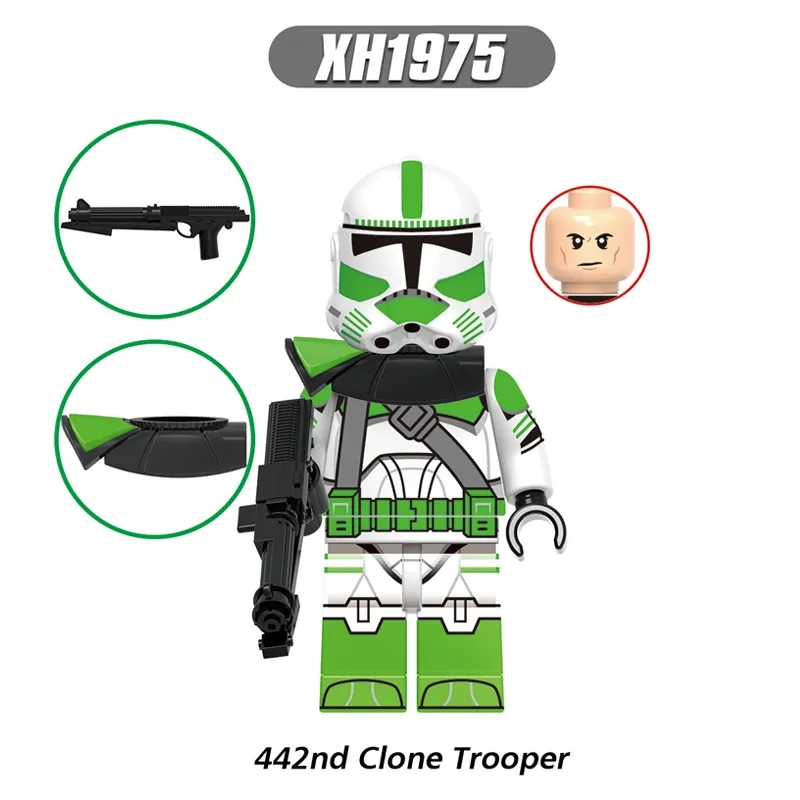442nd Siege Battalion Clone Trooper minifigures XH1975 Star Wars figure