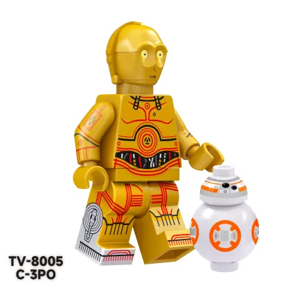 C-3PO TV TV-8005 Minifigures-Minifigtoys.com