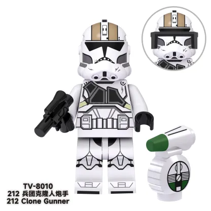 212th Attack Battalion Clone Gunner TV TV-8010 Minifigures-Minifigtoys.com