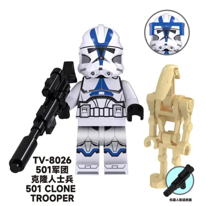 501st Legion Clone Trooper TV TV-8026 Minifigures-Minifigtoys.com