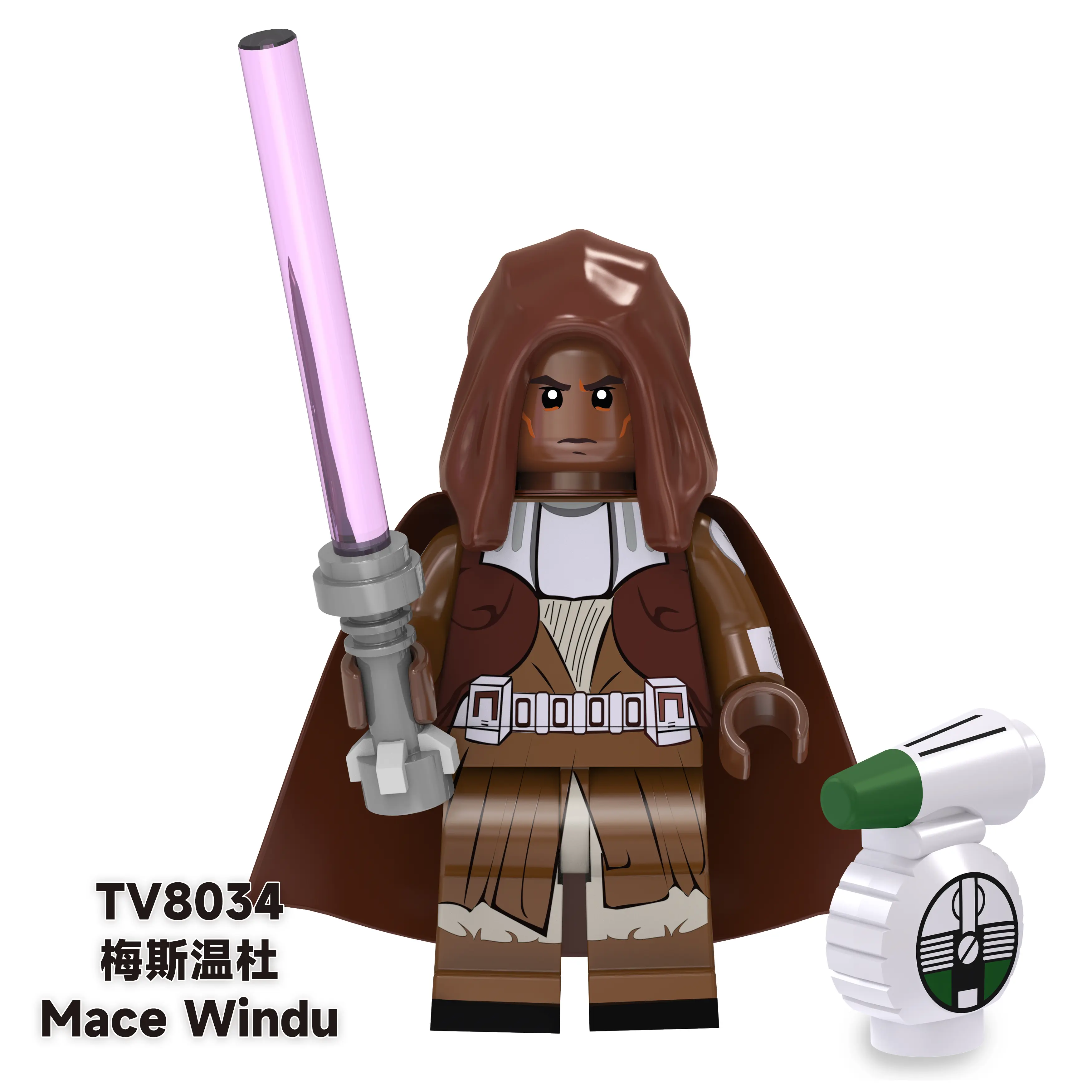 Mace Windu TV TV8034 Minifigures-Minifigtoys.com