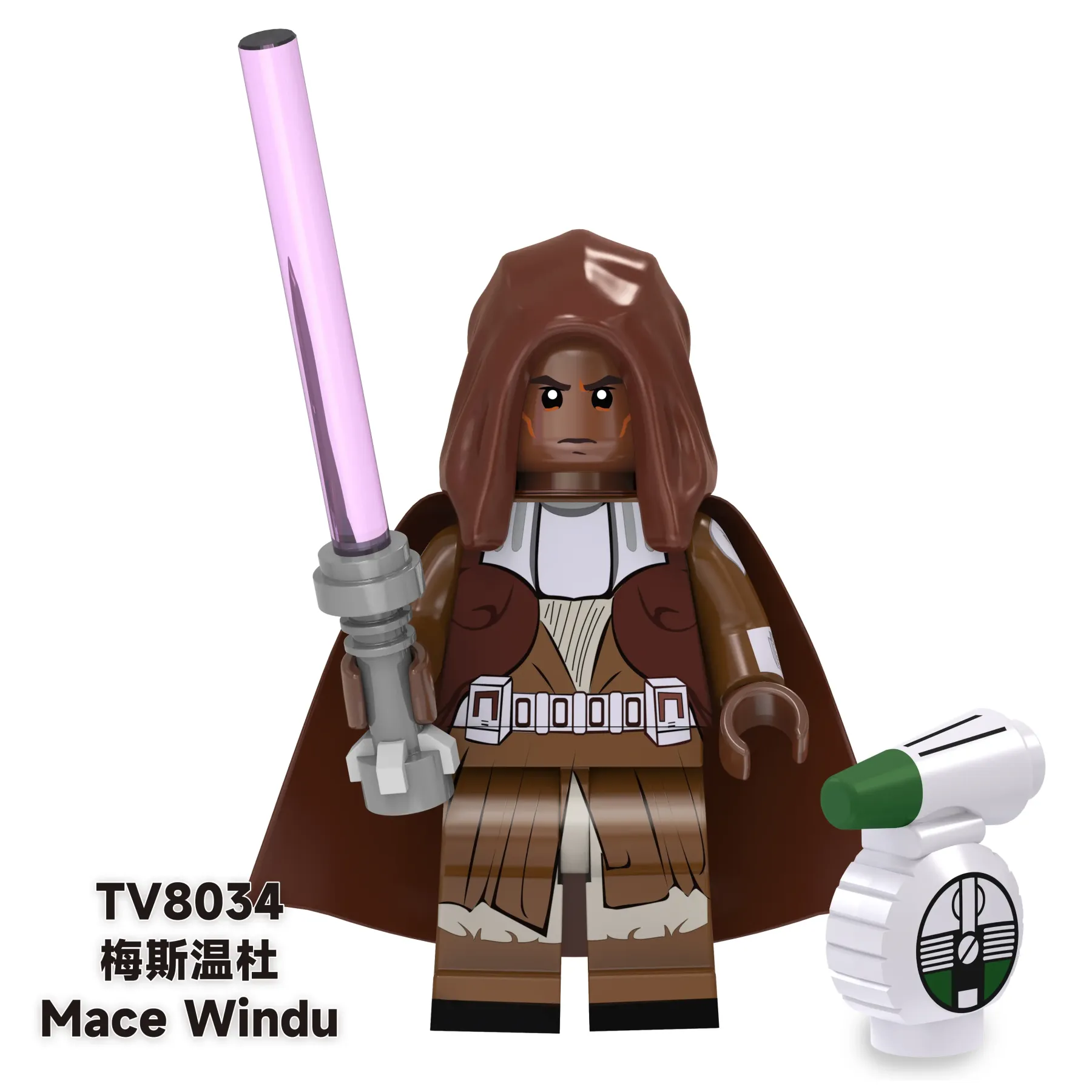 Mace Windu TV TV8034 Minifigures-Minifigtoys.com