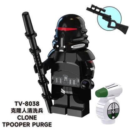 Purge Trooper TV TV-8038 Minifigures-Minifigtoys.com