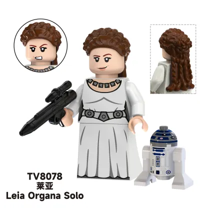 Leia Organa Solo TV TV8078 Minifigures-Minifigtoys.com
