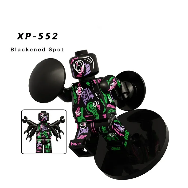 Blackened Spot minifigures figure XP-552 Marvel Custom Minifigure