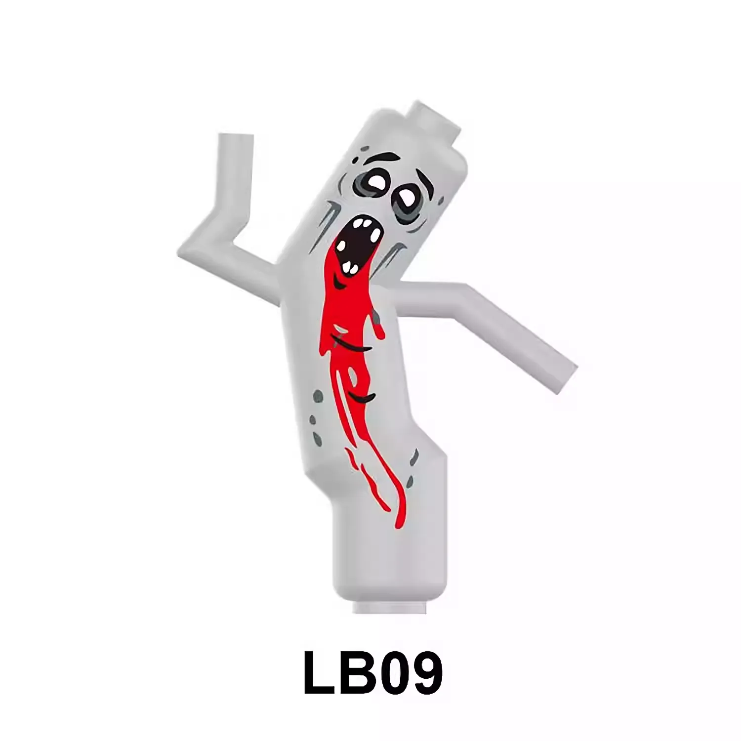 Bloody Zombie Tubeguy minifigures LB09 Other figure