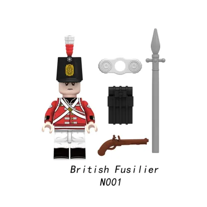 British Fusilier minifigures figure N001 Military Custom Minifigure