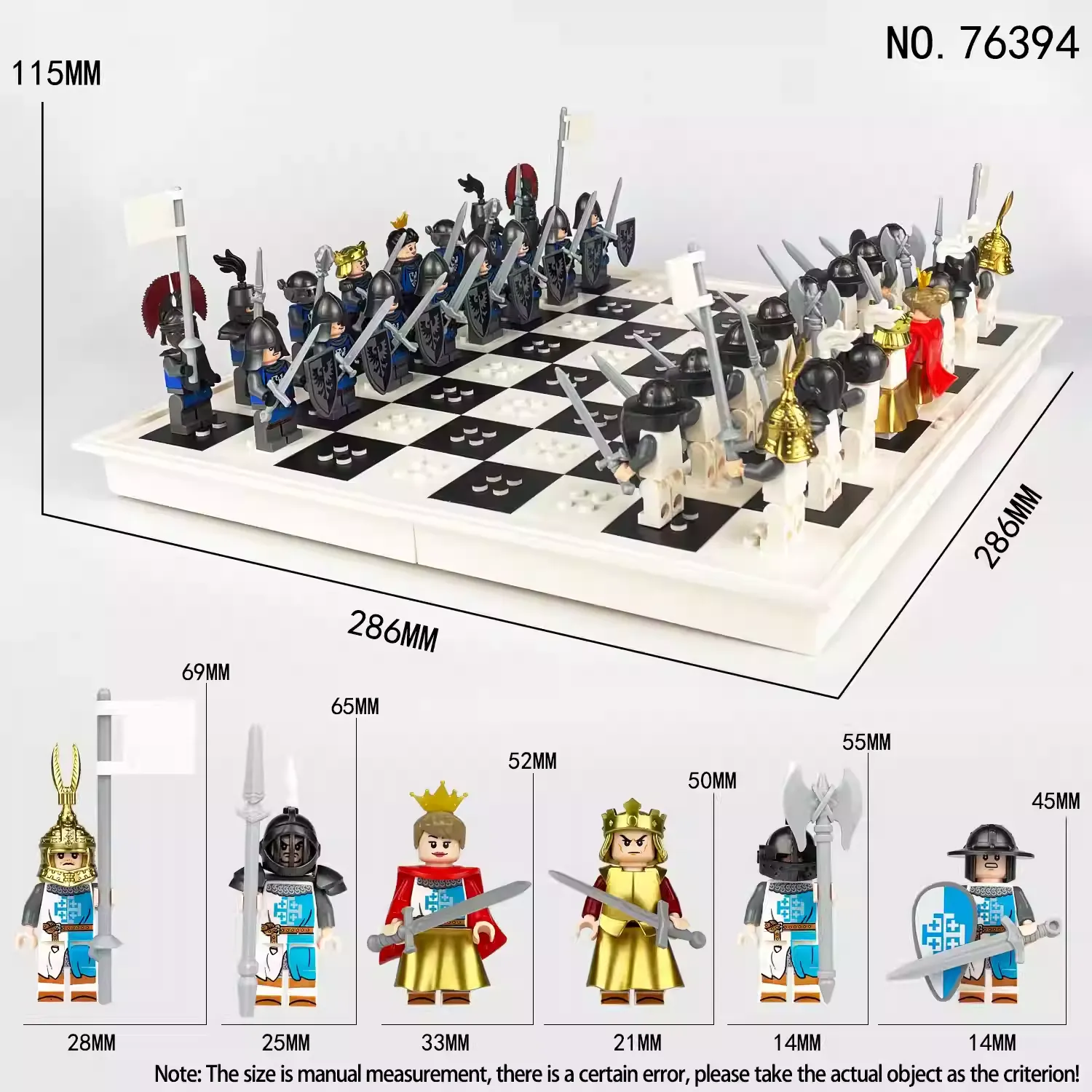 Chess Middle Ages Pawns minifigures 76394 Other figure