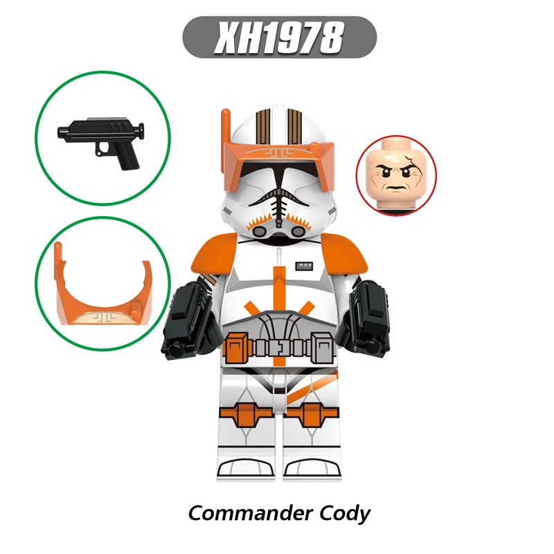 Commander Cody minifigures XH1978 Star Wars figure