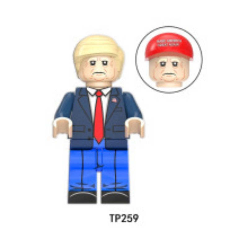Donald Trump minifigures Donald John Trump figure TP259 Celebrities Custom Minifigure