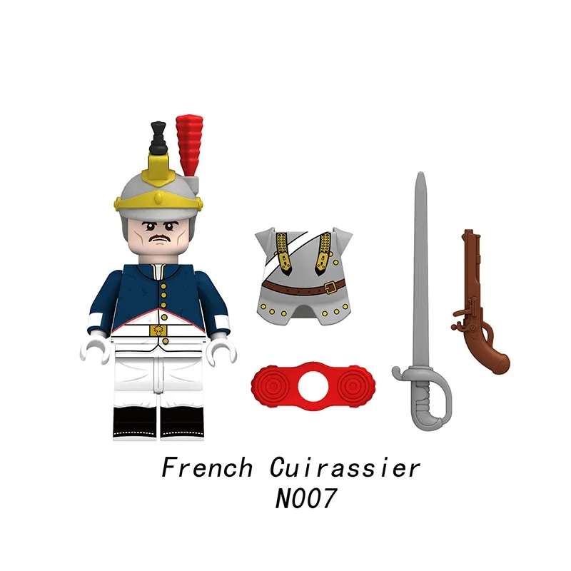 French Cuirassier minifigures figure N007 Military Custom Minifigure