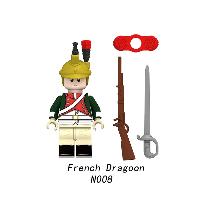 French Dragoon minifigures figure N008 Military Custom Minifigure