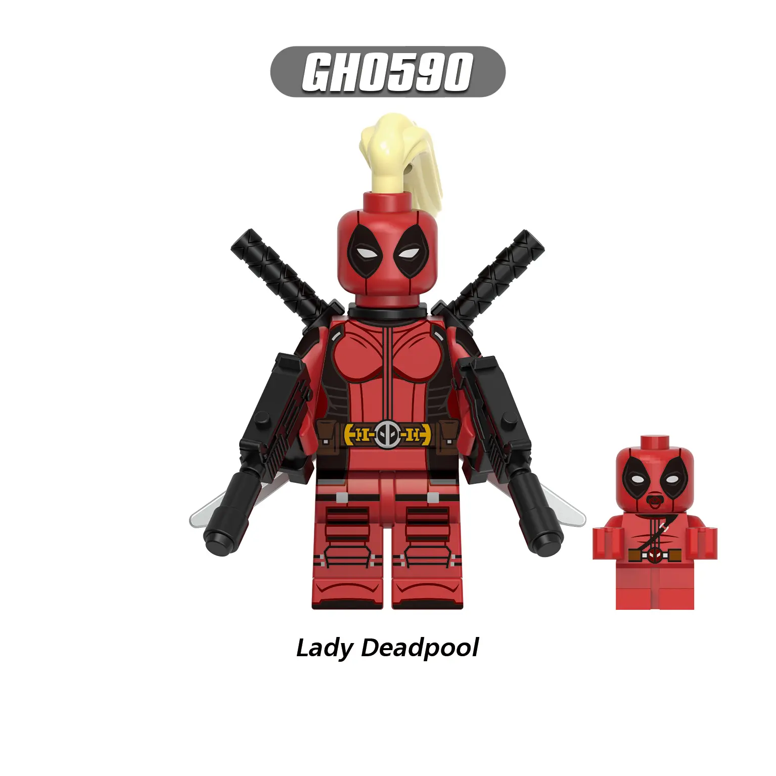 Lady Deadpool G (2) GH0590 Minifigures-Minifigtoys.com