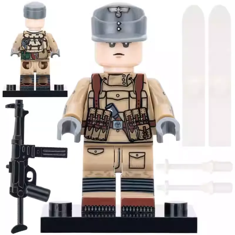 Gebirgsjager MP40 minifigures N634 Military figure