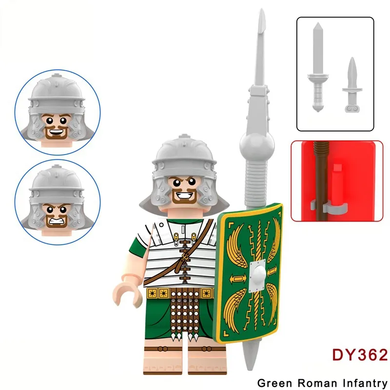Green Roman Infantry minifigures DY362 Other figure