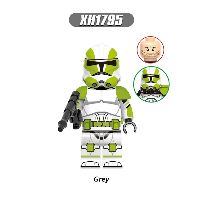 Grey minifigures XH1795 Star Wars figure