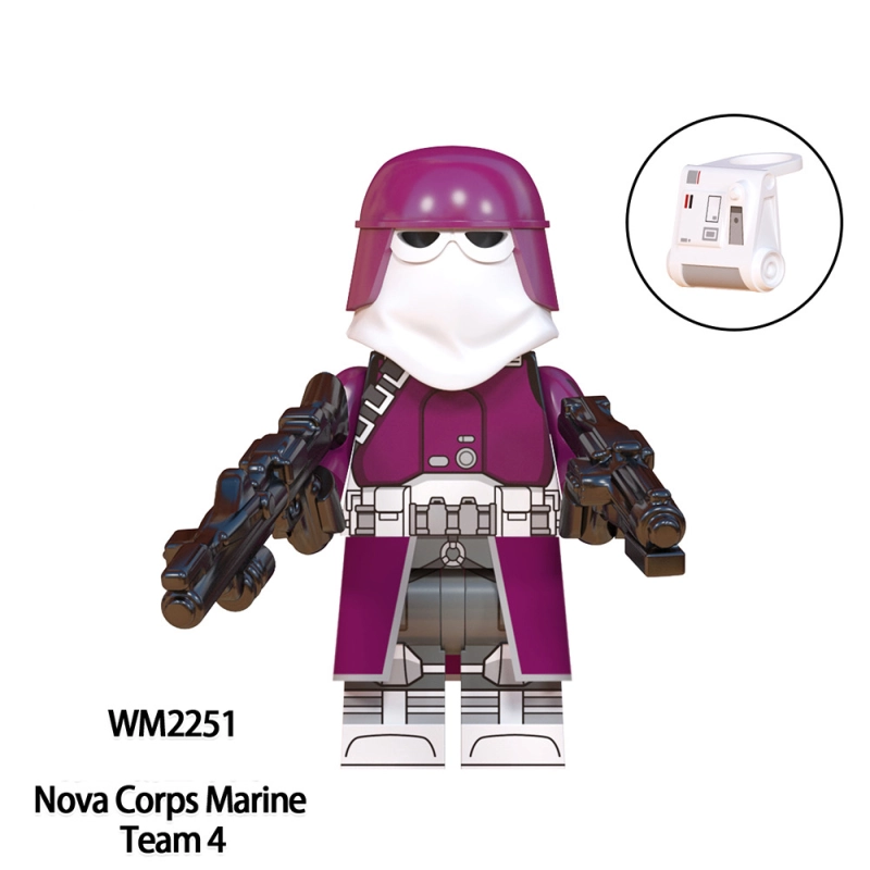 Nova Corps Marine Team 4 minifigures WM2251 Star Wars figure