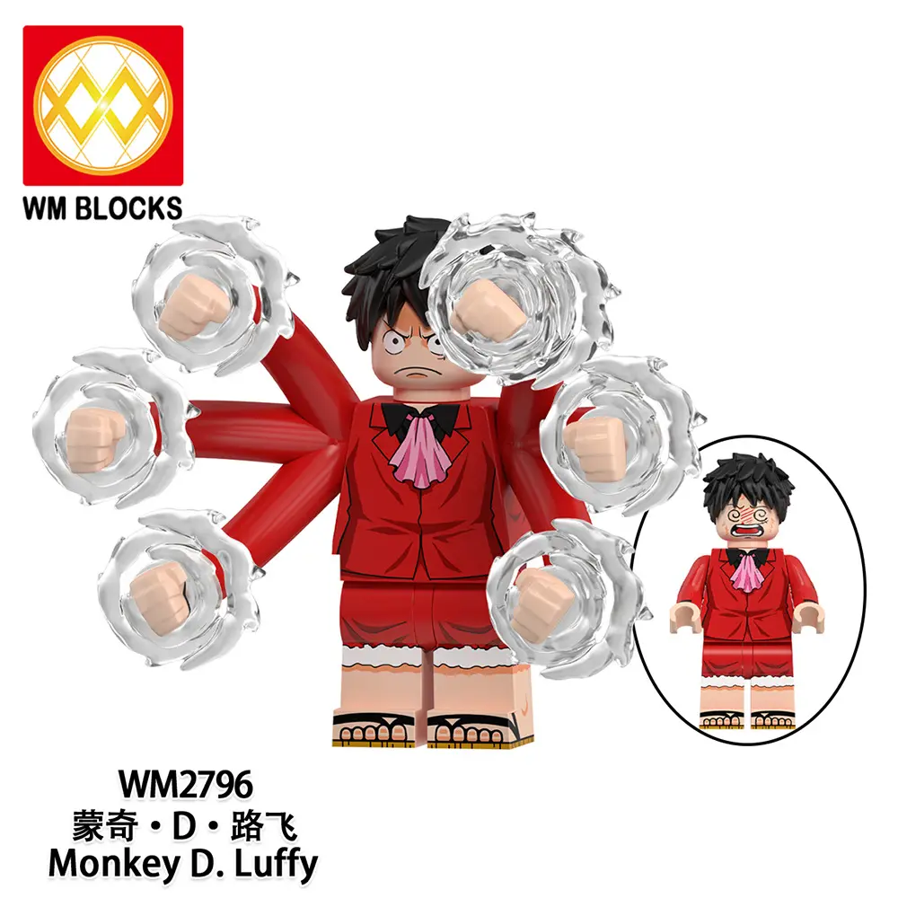 Monkey D. Luffy World Minifigures WM2796 Minifigures-Minifigtoys.com