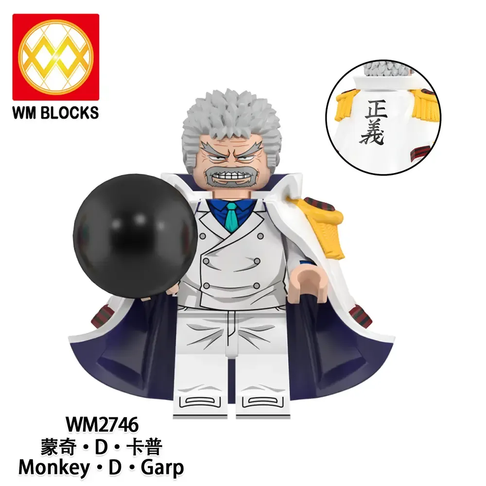 Monkey D. Garp World Minifigures WM2746 Minifigures-Minifigtoys.com