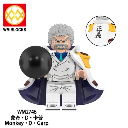 Monkey D. Garp World Minifigures WM2746 Minifigures-Minifigtoys.com