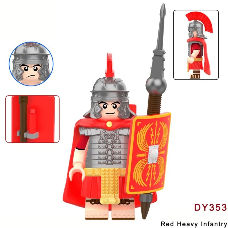 Red Heavy Infantry minifigures DY353 Other figure