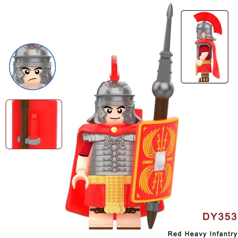 Red Heavy Infantry minifigures DY353 Other figure