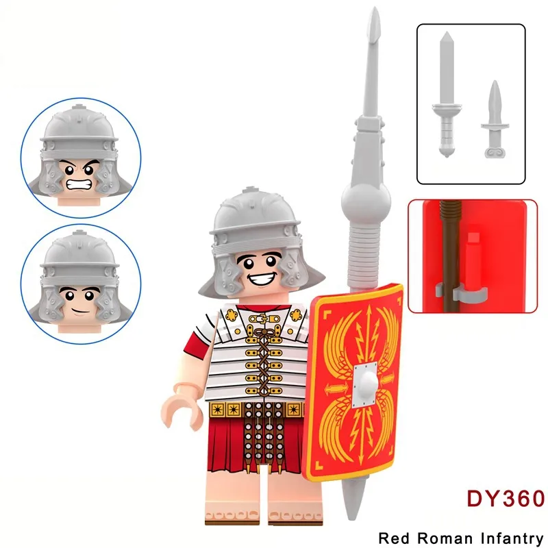 Red Roman Infantry minifigures DY360 Other figure