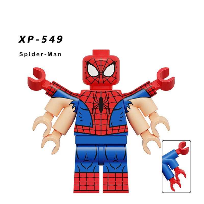Six-Armed Spider-man minifigures figure XP-549 Marvel Custom Minifigure