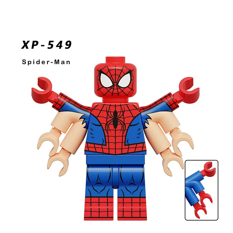 Six-Armed Spider-man minifigures figure XP-549 Marvel Custom Minifigure