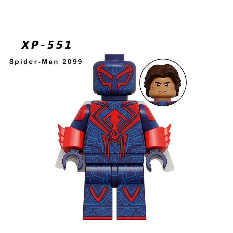 Spider-Man 2099 (Across the Spider-Verse) minifigures figure XP-551 Marvel Custom Minifigure