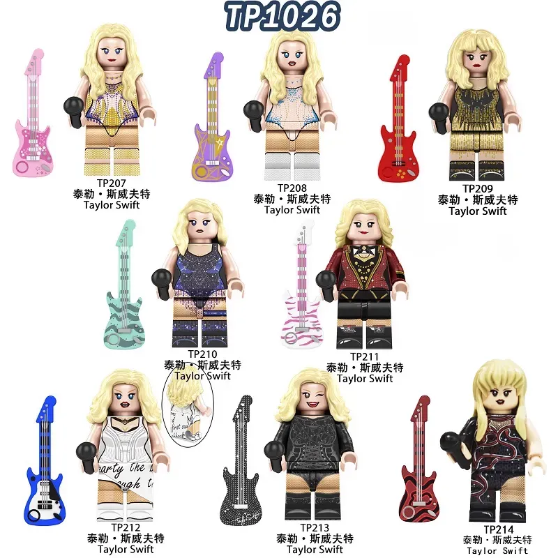 Taylor Swift TP208 Minifigures Celebrities Minifigure