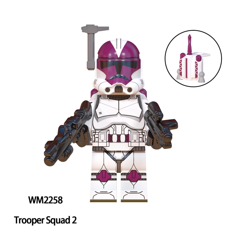 Trooper Squad 2 minifigures WM2258 Star Wars figure