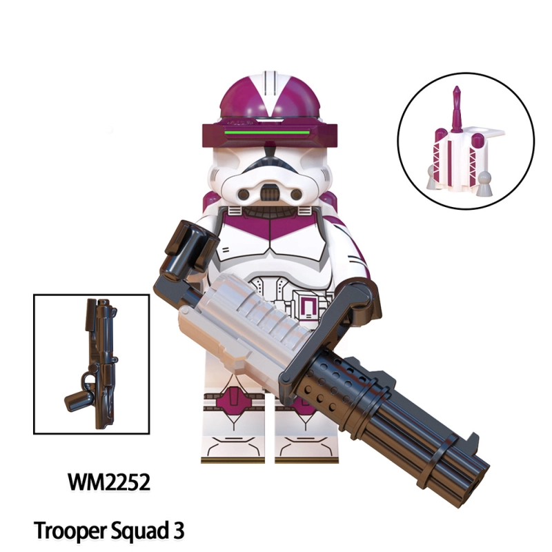 Trooper Squad 3 minifigures WM2252 Star Wars figure